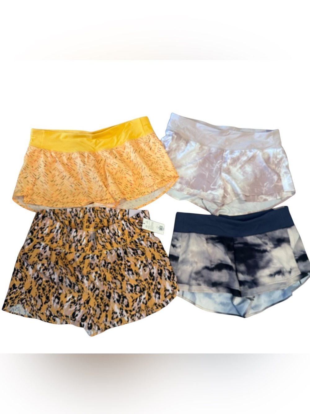 CALIA Kick It Up Step Up Performance Shorts 4 Piece Lot NWT Size XL Inseam 3”